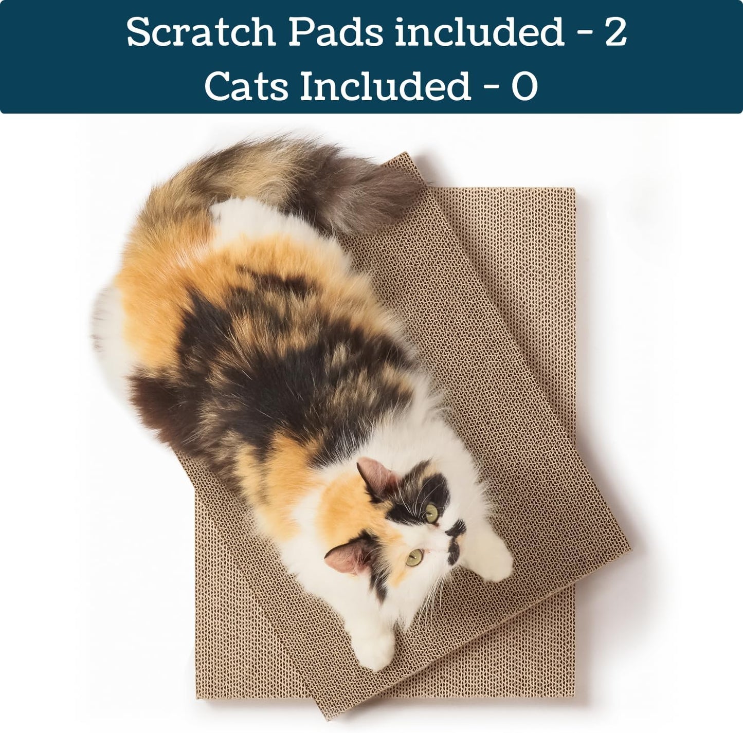Cat Scratching Boards, Refill Cat Scratch Pads, 2 Pack